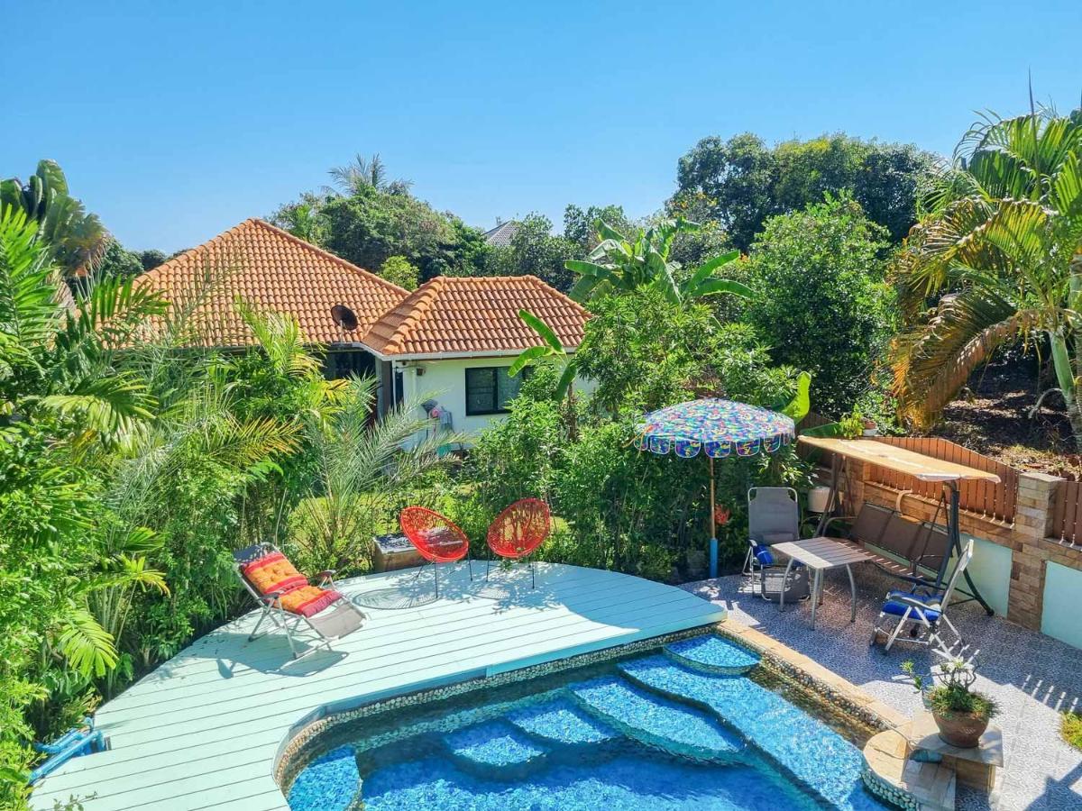 Tina'S Living Paradise - Guesthouses With Private Pool Ban Phe Exteriör bild