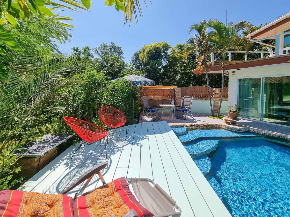 Tina'S Living Paradise - Guesthouses With Private Pool Ban Phe Exteriör bild